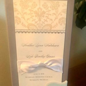 Brand new Wedding Program Kit